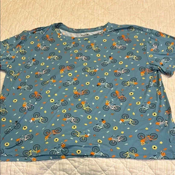 Blue and Yellow Cartoon Pajama Set Intimates & Sleepwear - Picture 2 of 8